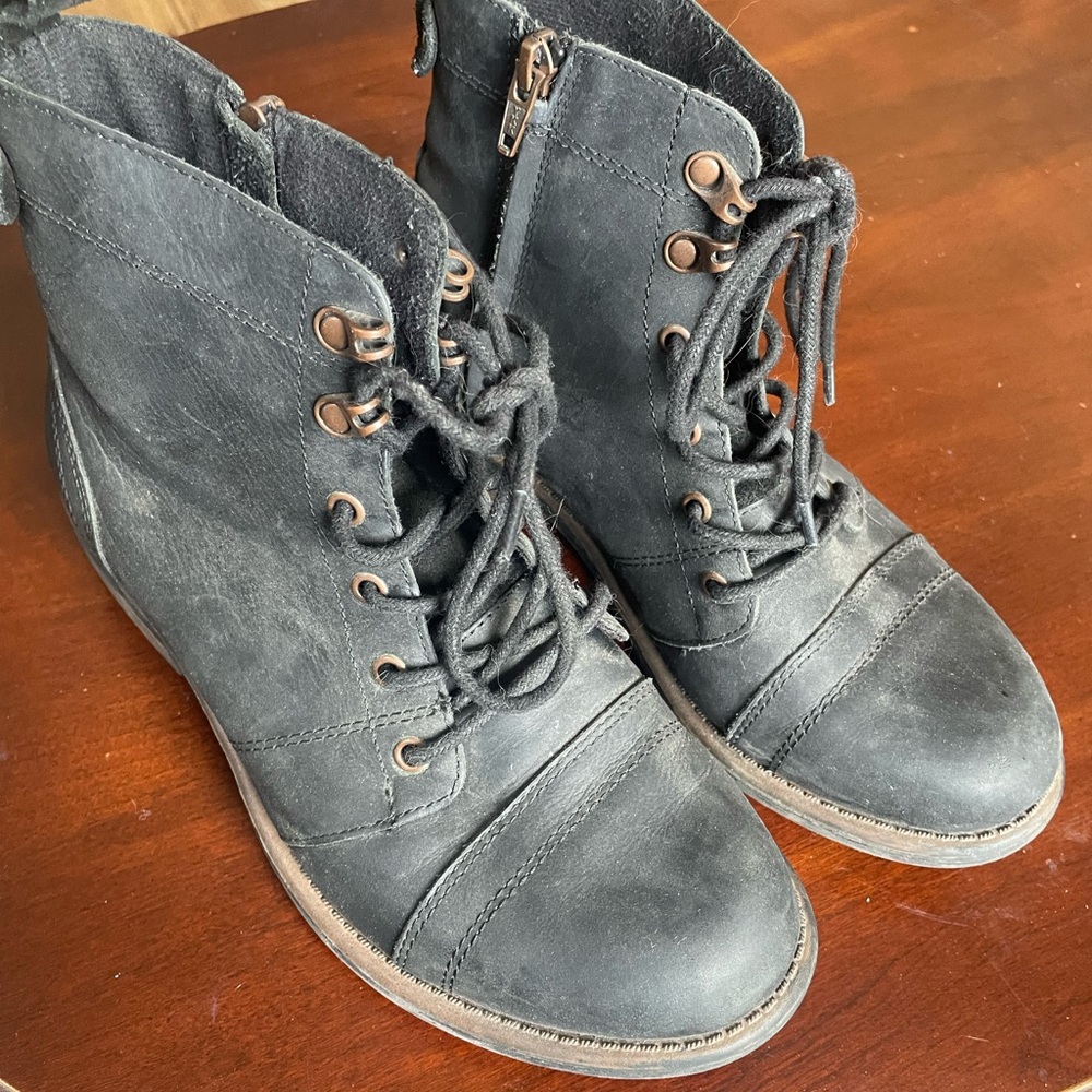 Denver Hayes Black Combat Boots